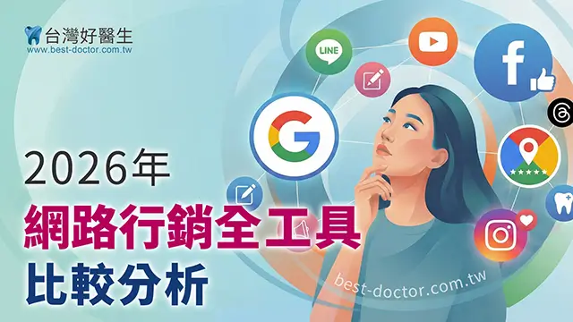 台灣好醫生 2026 網路行銷全工具比較分析