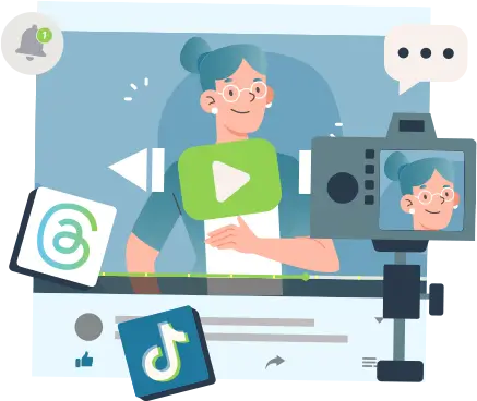 短影音廣告插圖