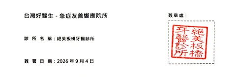 急症友善診所院所承諾書