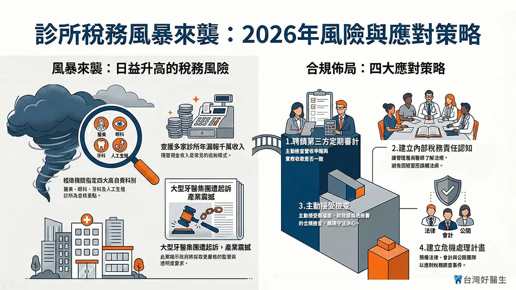 診所稅務風暴來襲:2026年風險與應對策略
