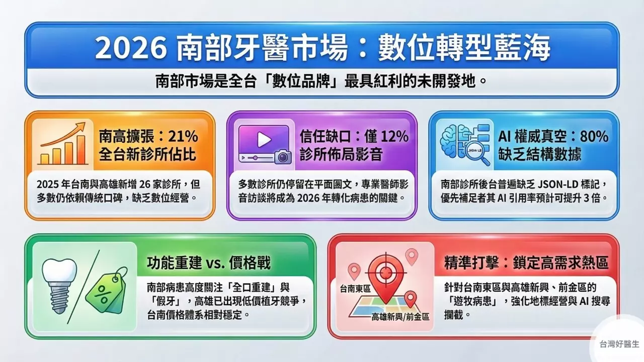 2026南部牙醫市場