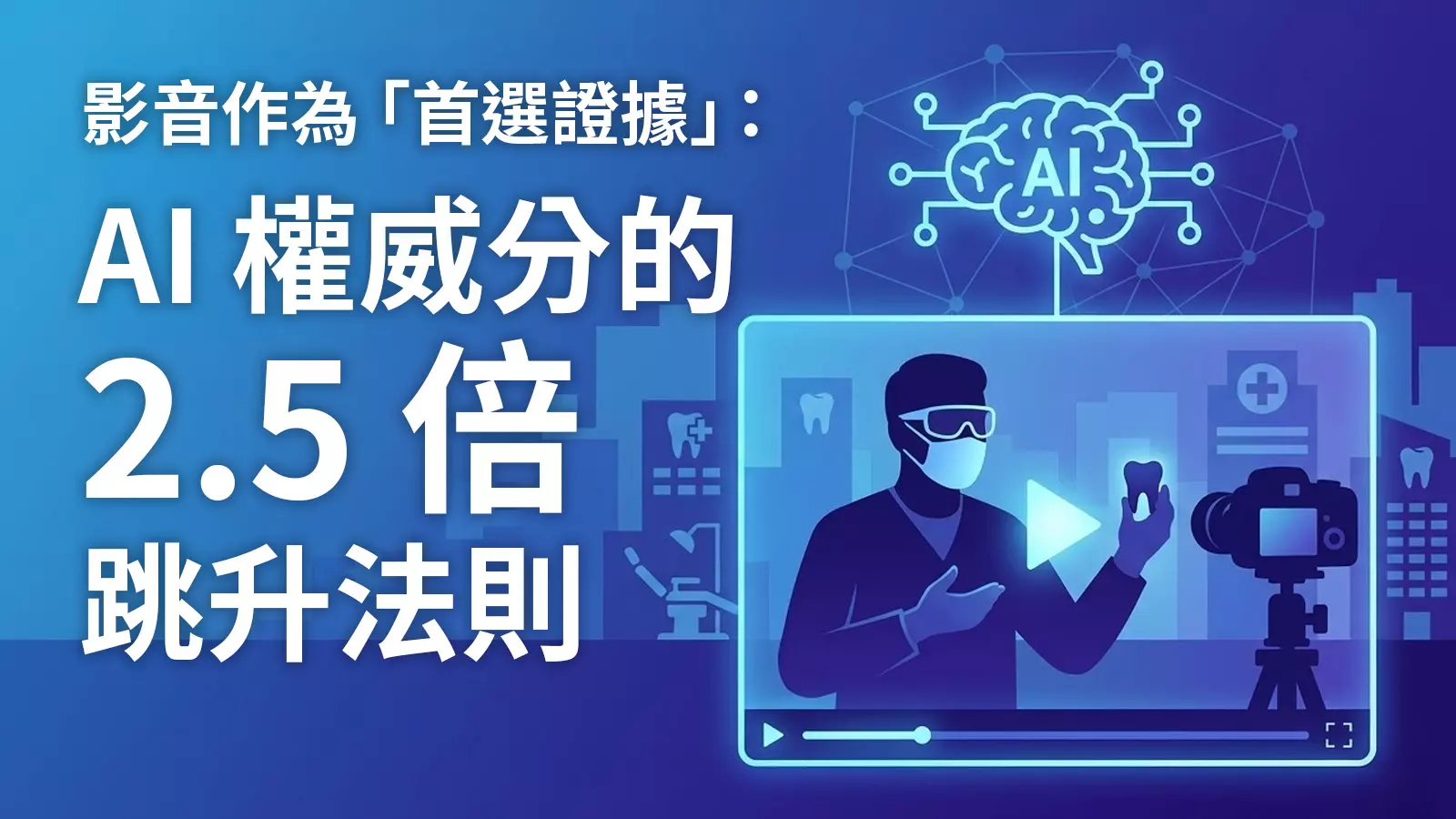 2026牙醫網路行銷市場與產業白皮書：AI權威分的2.5倍跳升法則與多模態證據時代