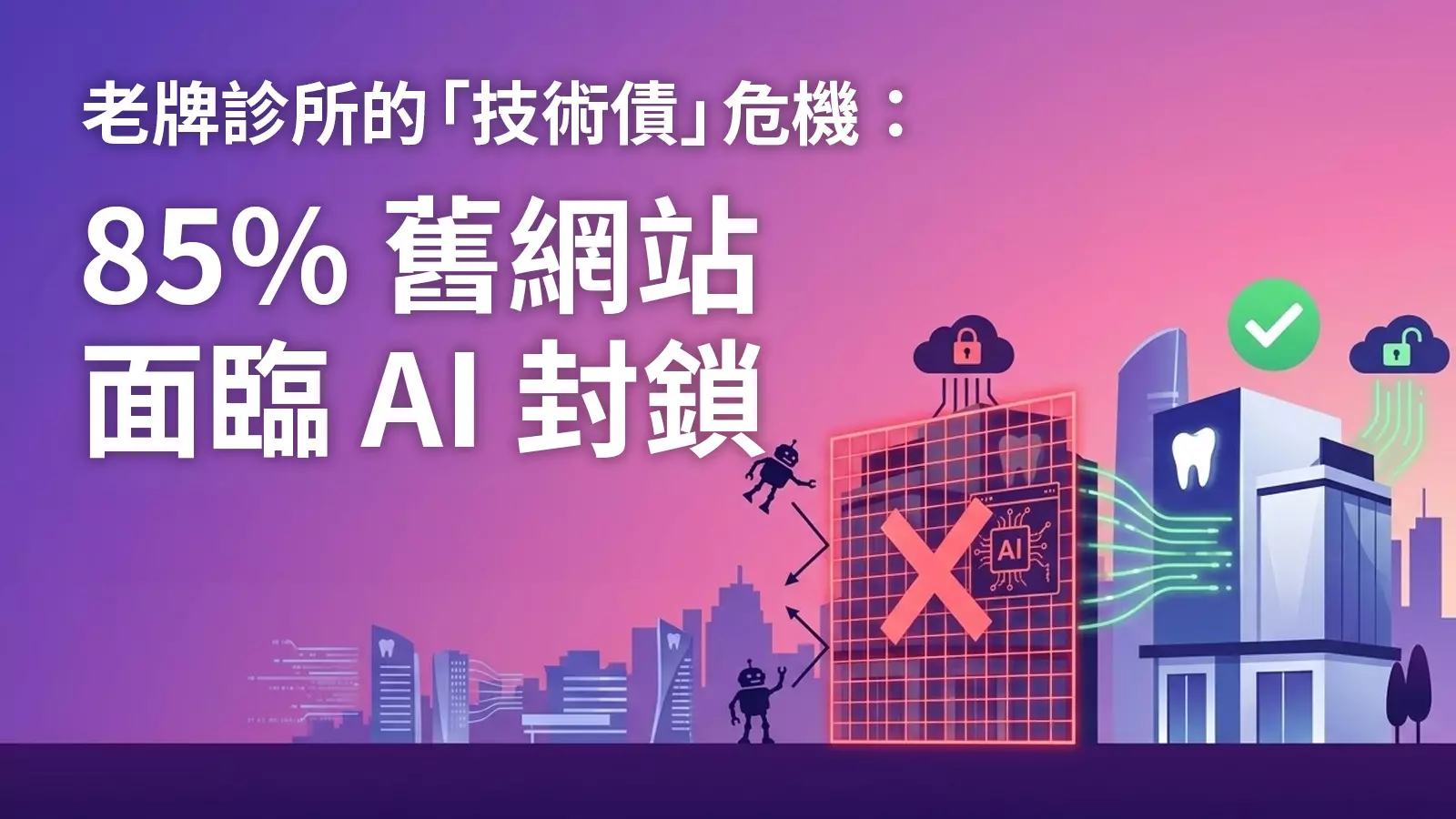 2026牙醫網路行銷市場與產業白皮書：老牌診所的「技術債」危機與AI封鎖深度分析