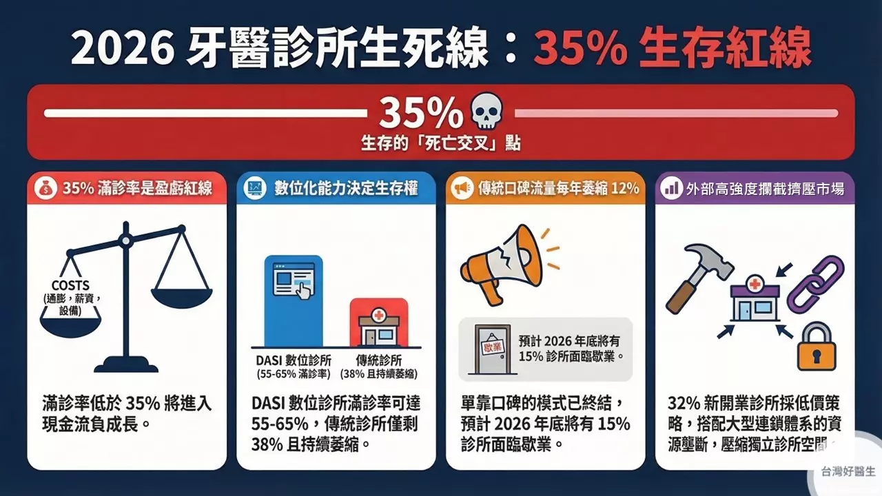 2026牙醫診所生死線