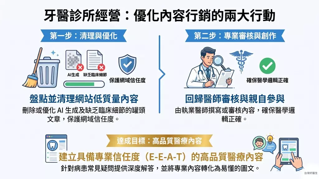 牙醫診所經營:優化內容行銷的兩大行動