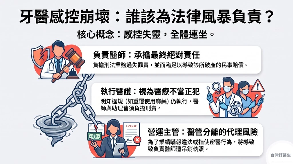 牙醫感控崩壞:誰該為法律風暴負責?