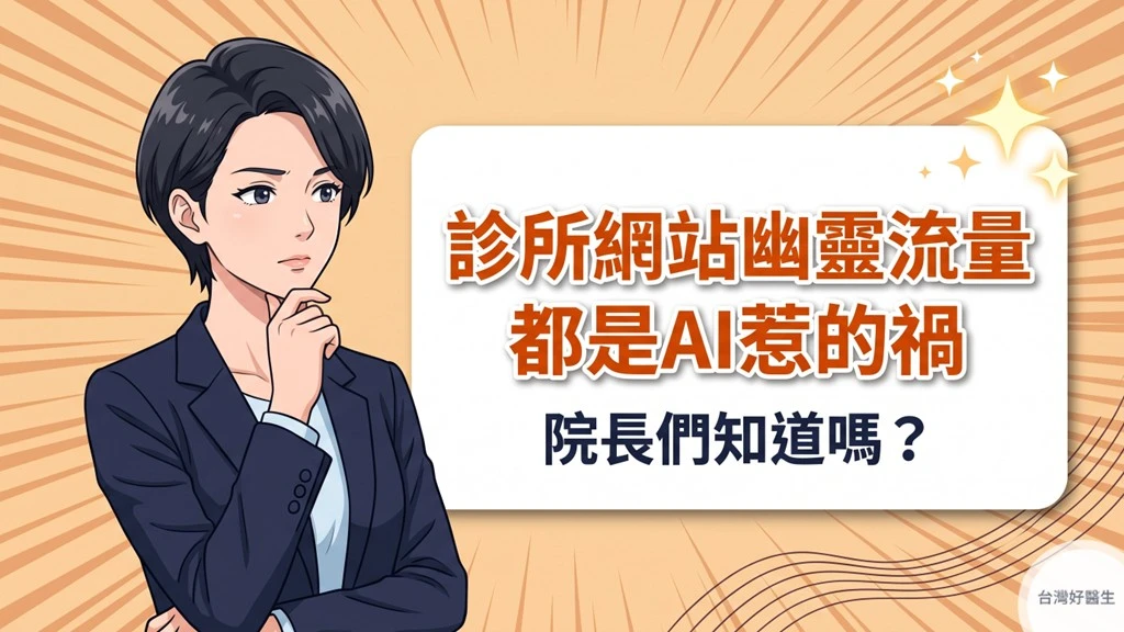 牙醫診所網站的幽靈流量來源，都是 AI 惹的禍，院長們知道嗎？