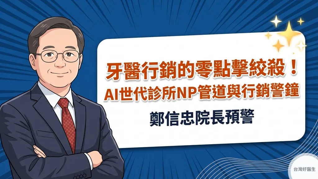 牙醫行銷的零點擊絞殺！鄭信忠院長敲響AI世代診所獲新病患管道與網路行銷警鐘