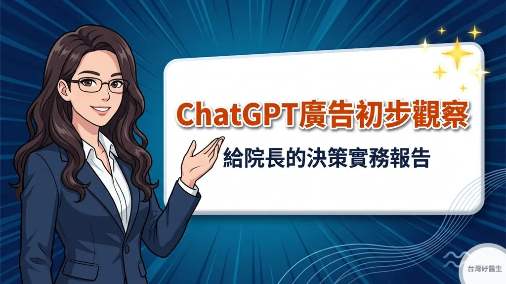 ChatGPT 廣告初步觀察，給牙醫診所院長的數位決策實務報告